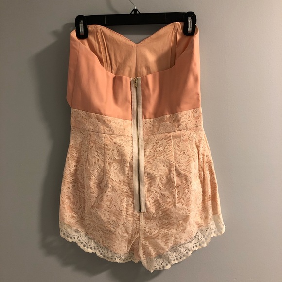 ASOS Playsuit with Lace Bandeau - Picture 7 of 8